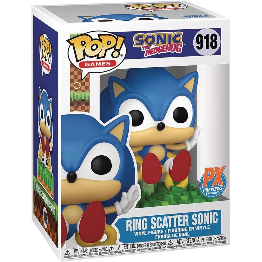 【Funko】POP Games 音速小子- 噴環的音速小子 strc