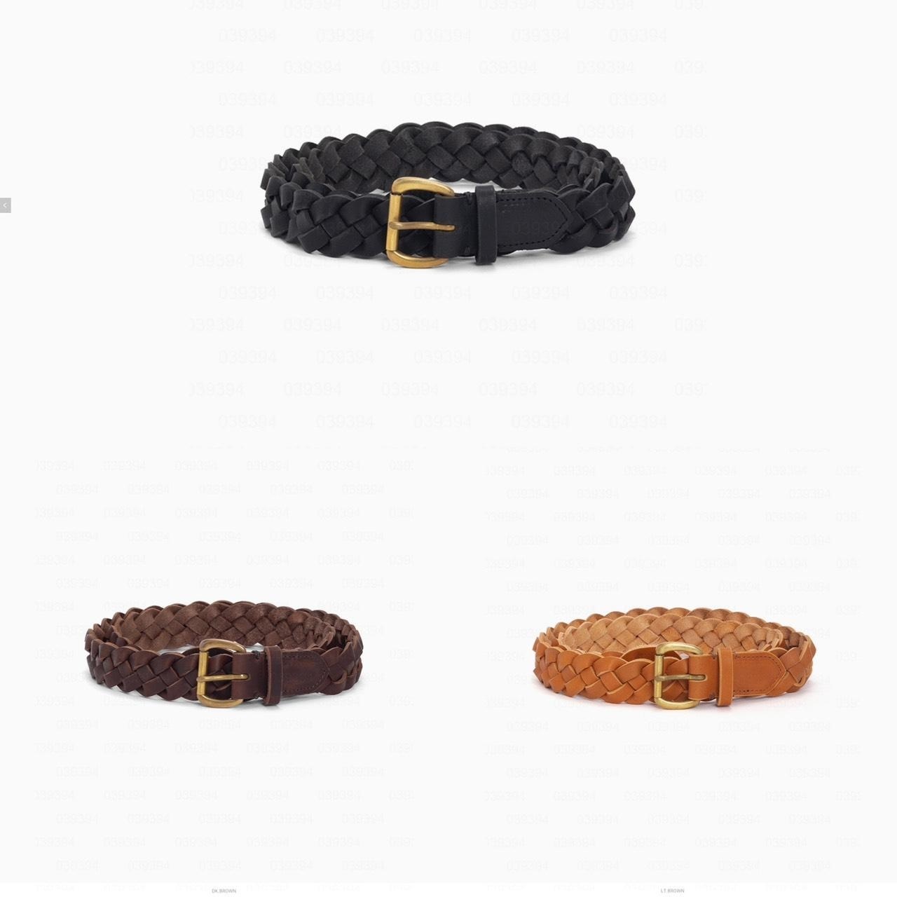 VISVIM 2026 A/W BRAIDED BELT 30MM - PRE ORDER ITEM (預訂中)