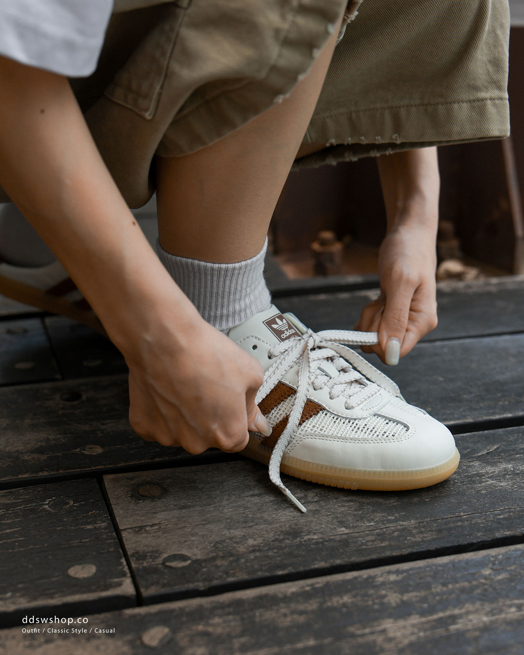 "代購" ADIDAS ORIGINAL SAMBA MULE 奶油可可棕色 穆勒鞋