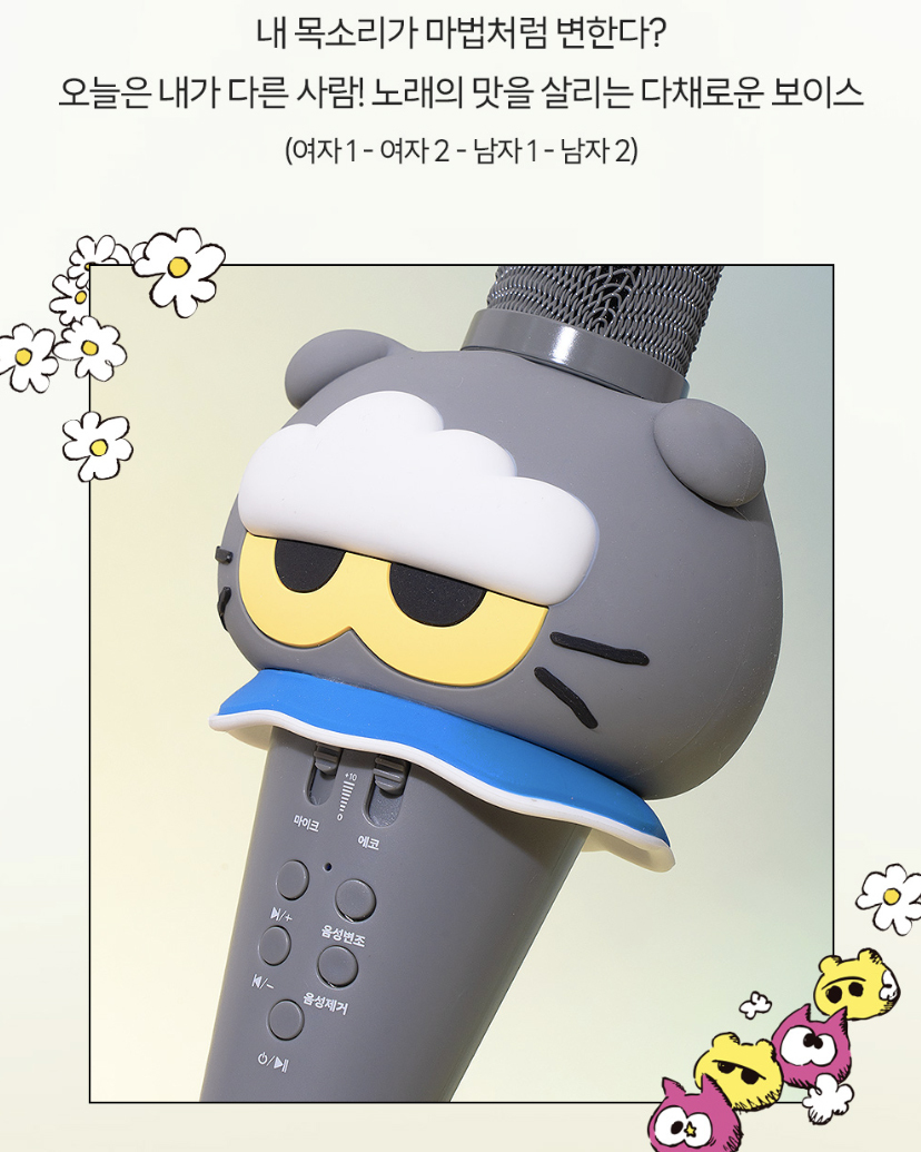 ZOA Bluetooth Mic 藍牙麥克風 按鍵照