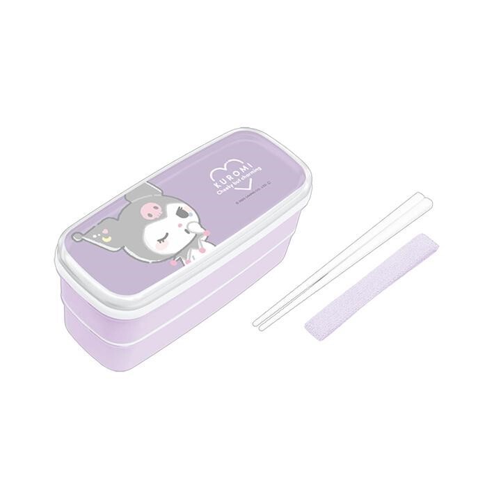 Sanrio Kuromi 雙層午餐盒 便當盒 飯盒 640mL #B6