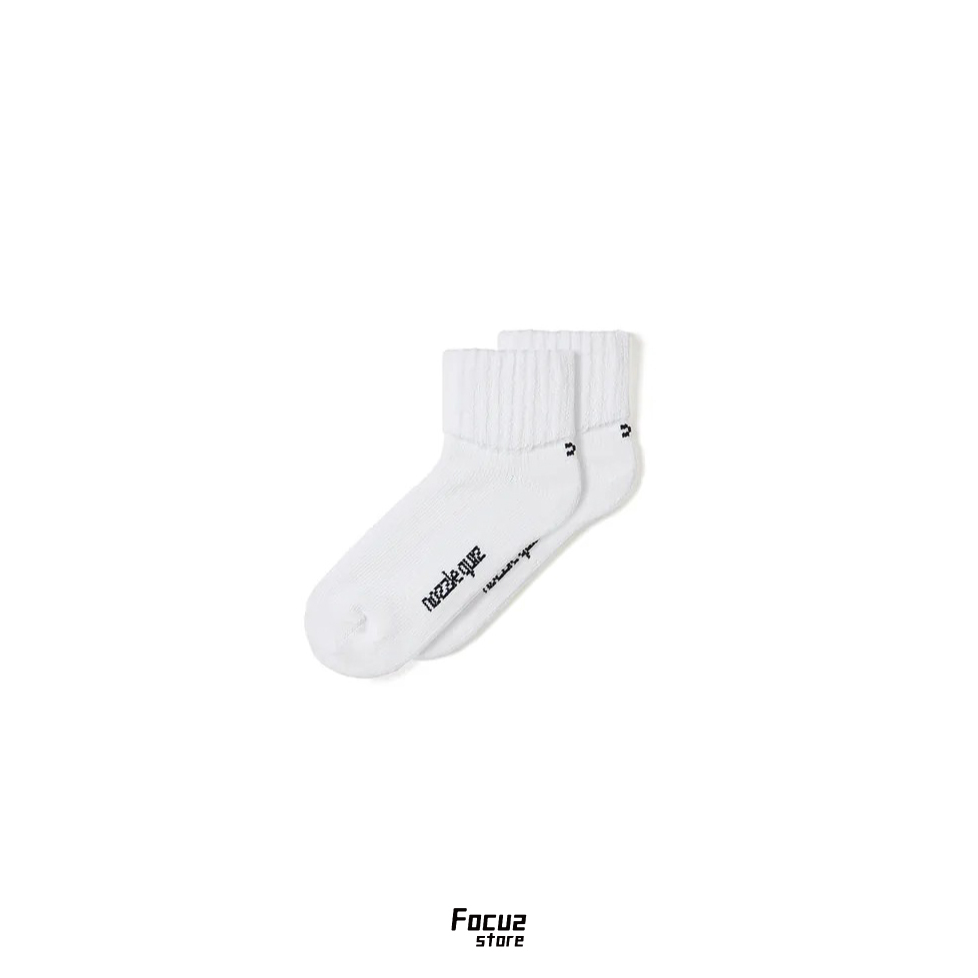 【Focus Store】現貨 Nozzle Quiz Essential O'skool Low "White" 低筒休閒襪 白色 EG-ESSX06WW