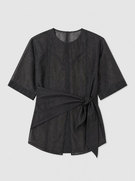 VITALSIGN Layered Wrap Blouse