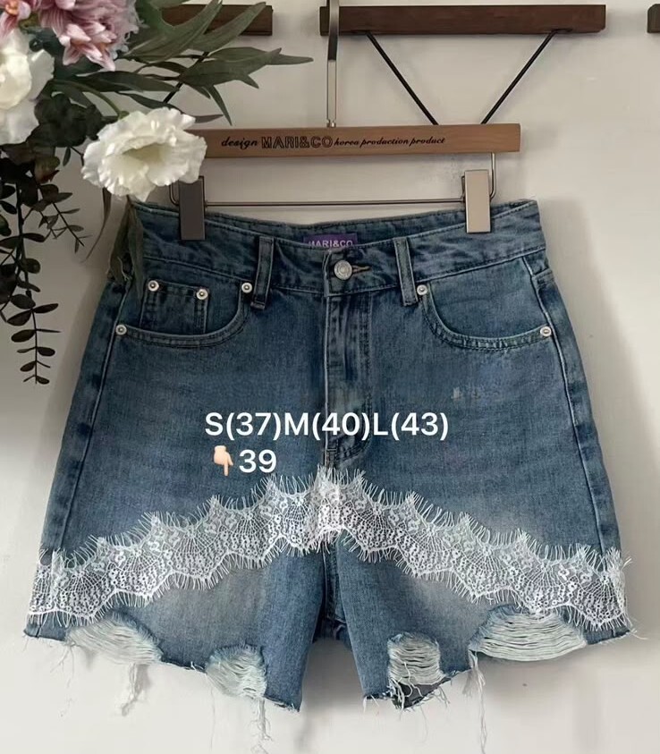 【限量】復古牛仔褲 MC32  S:腰28 HIP40 長15    /   M:腰30 HIP 42 長15 /    L:腰32 HIP44 長15  $399