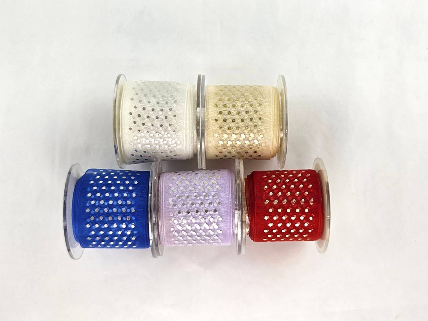金銀大點點網紗/38mm
