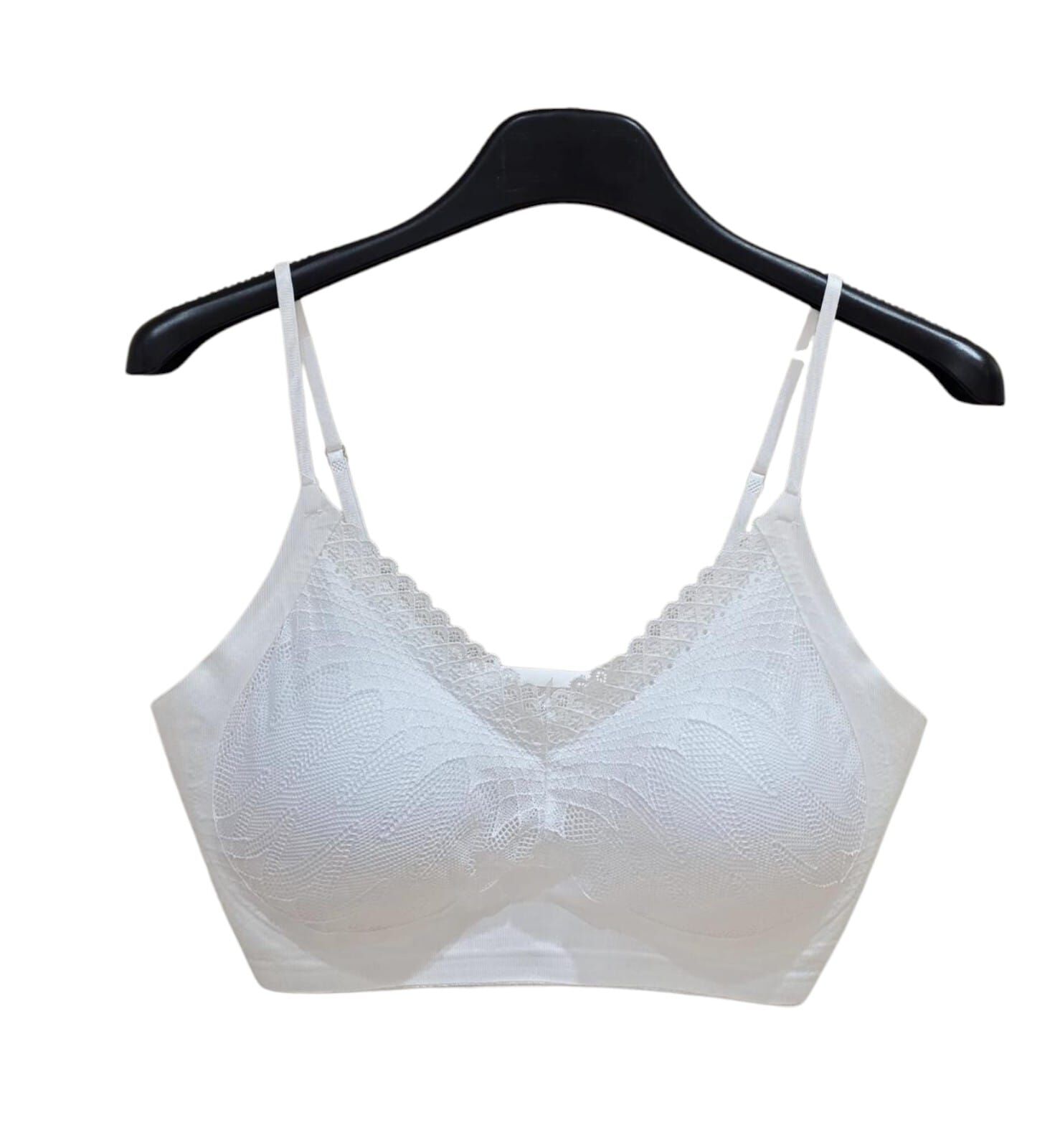 A10 #22198 喱士大U領Bra Top - 白色