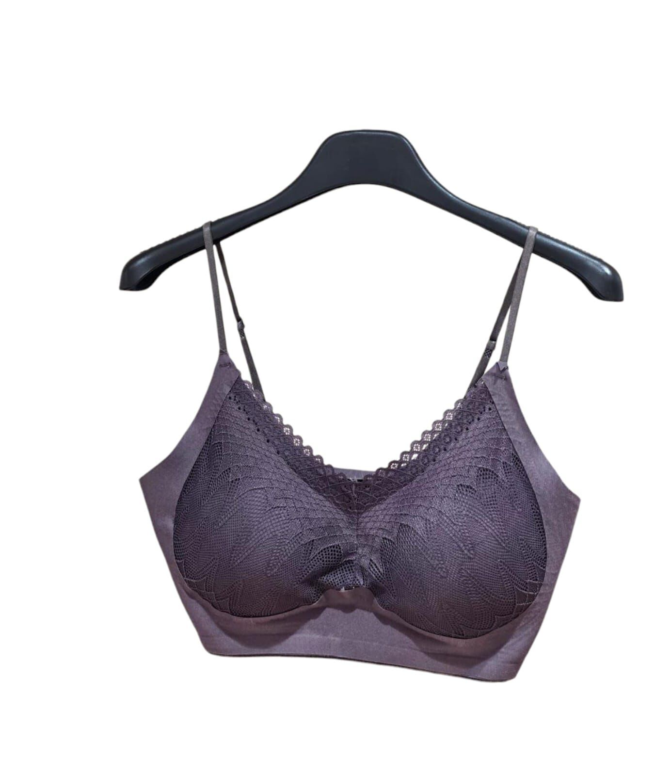 A11 #22198 喱士大U領Bra Top - 紫色