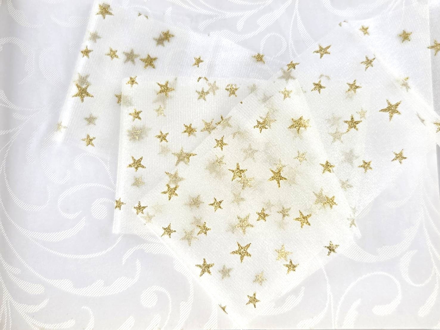 燙金星星紗網/特寬版/9.5cm