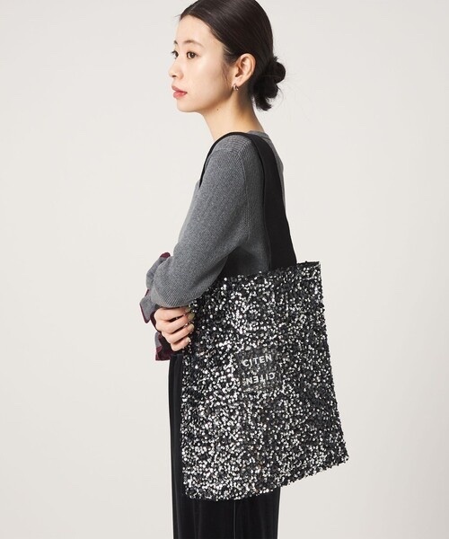 CITEN / Sequin tote bag