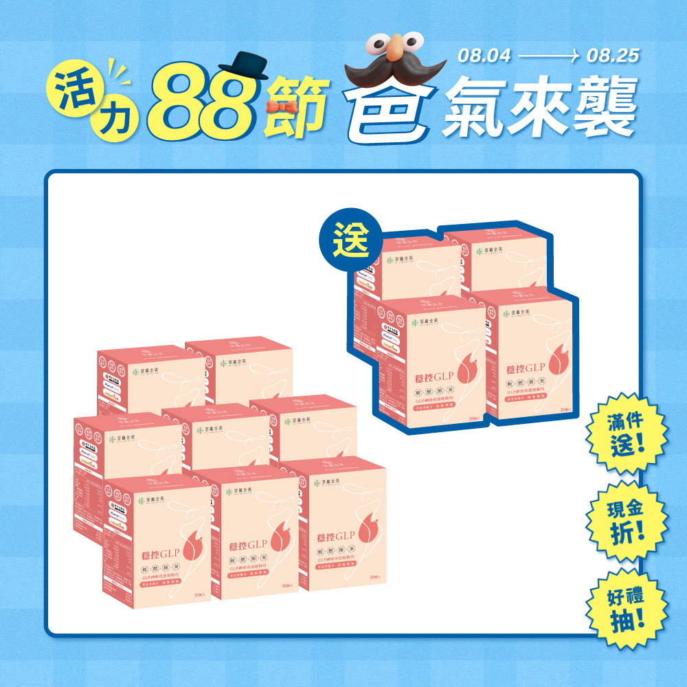 【買8送4】穩控GLP膠囊