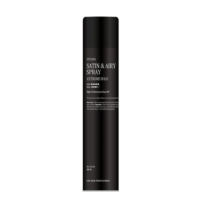 CURLY SHYLL Satin & Airy Spray - Extreme Hold 300ml