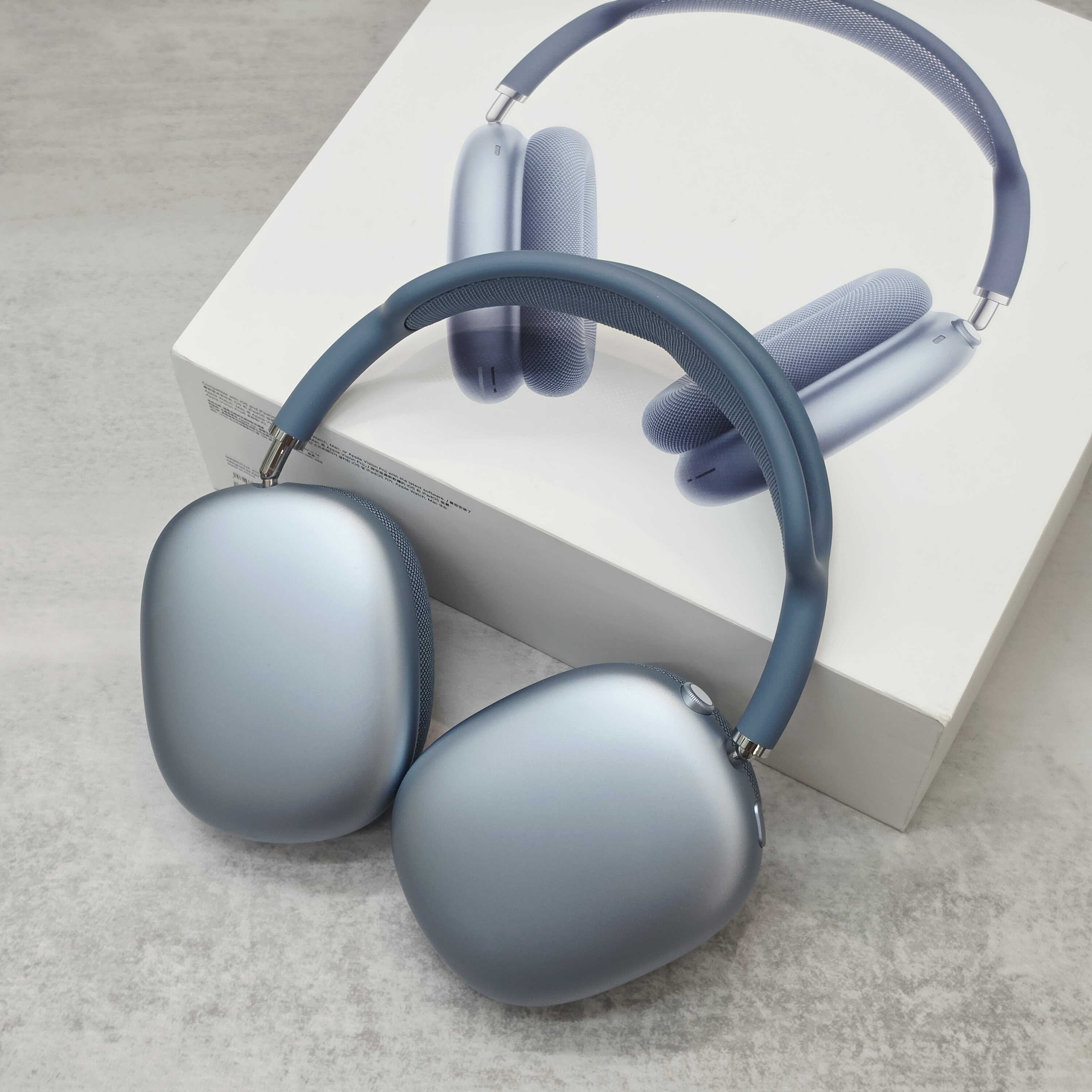 【二手】Airpods Max Type-c 天藍色 含盒裝 原廠皮套 配件