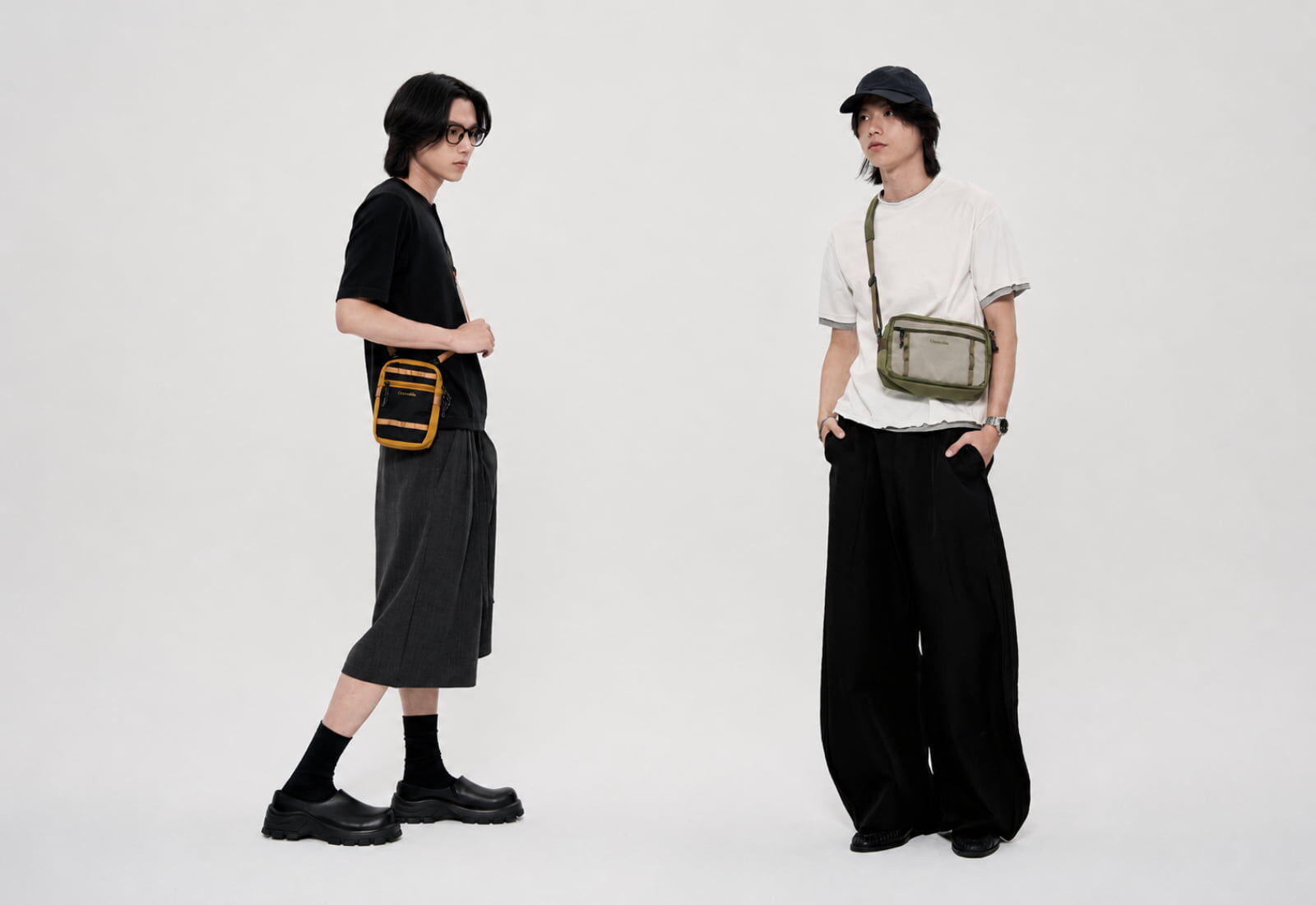 Crocodile GRID 系列 輕量側背包