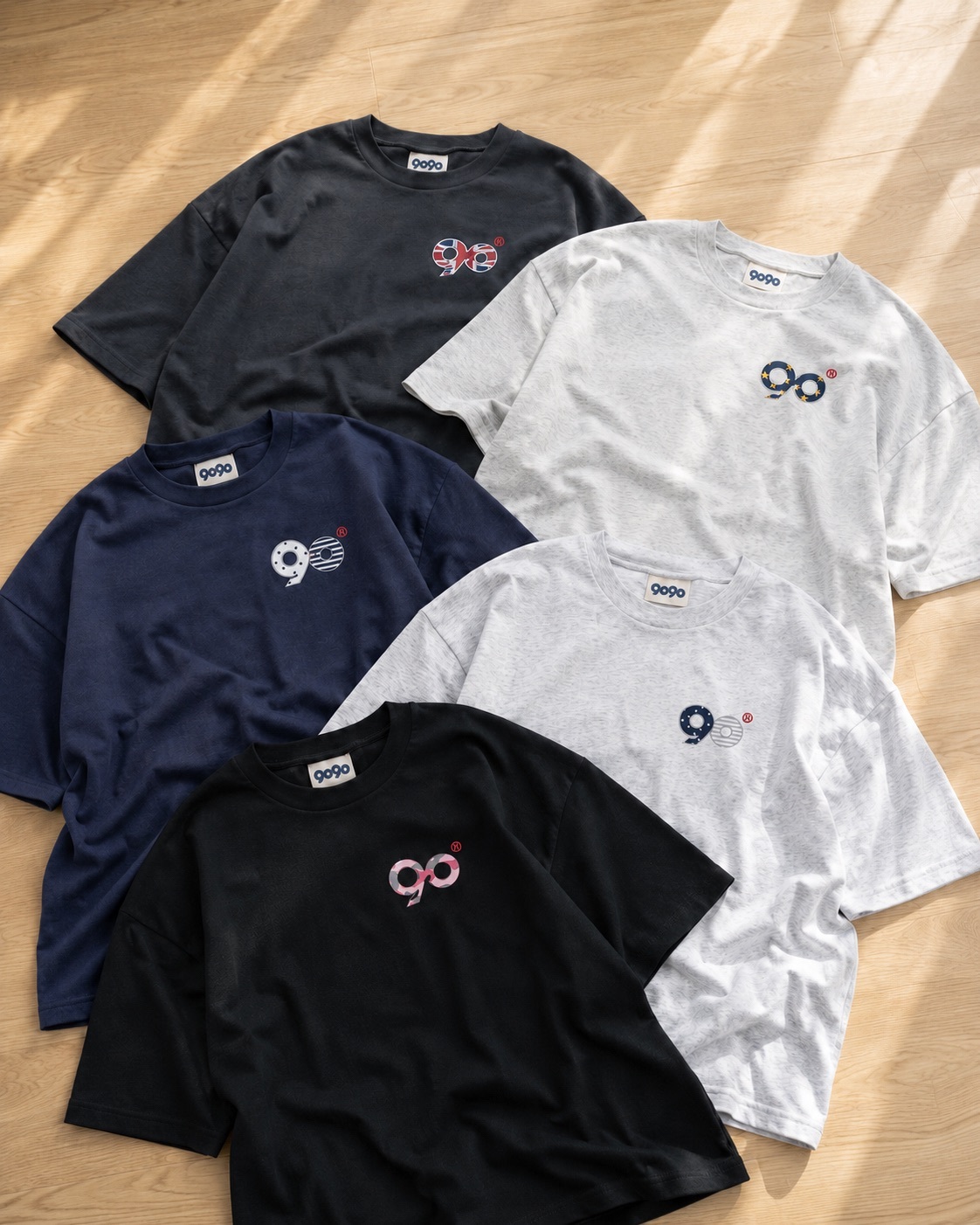 【日本限時連線代購】現貨 9090 OG PACK-T 胸前刺繡logo印花短踢 四款