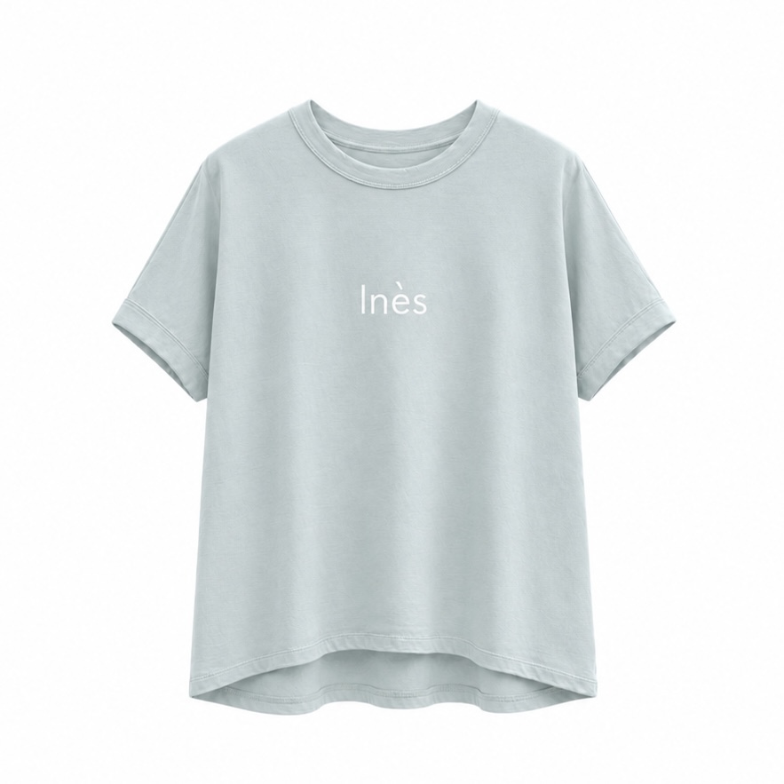 棉布寬幅徽標T-shirt