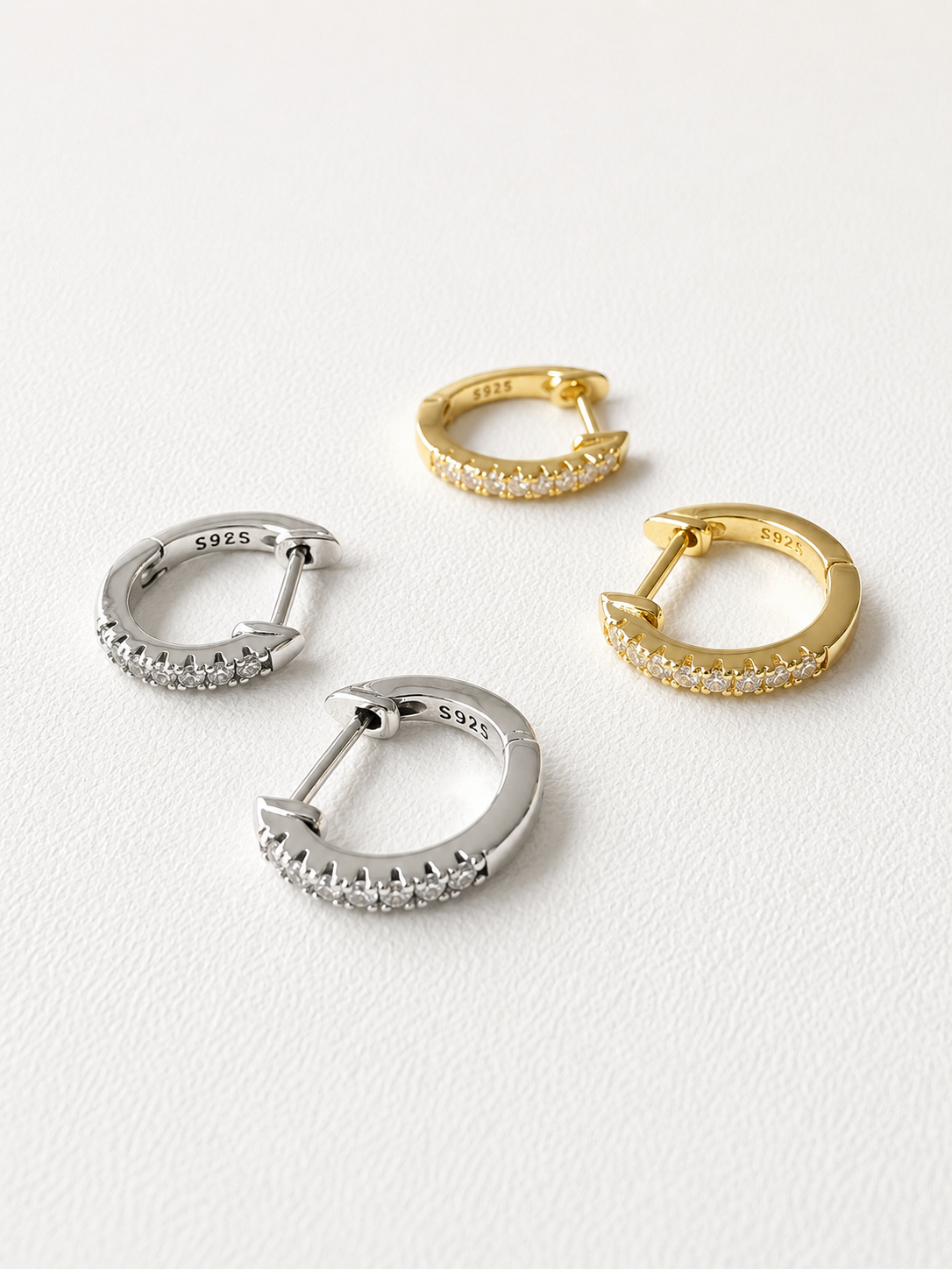 S925 straight pin decoration pierce