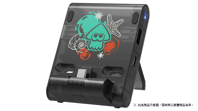 NS2 HORI 便攜式雙 USB 集線器支架《斯普拉遁 塗擊隊》特仕
