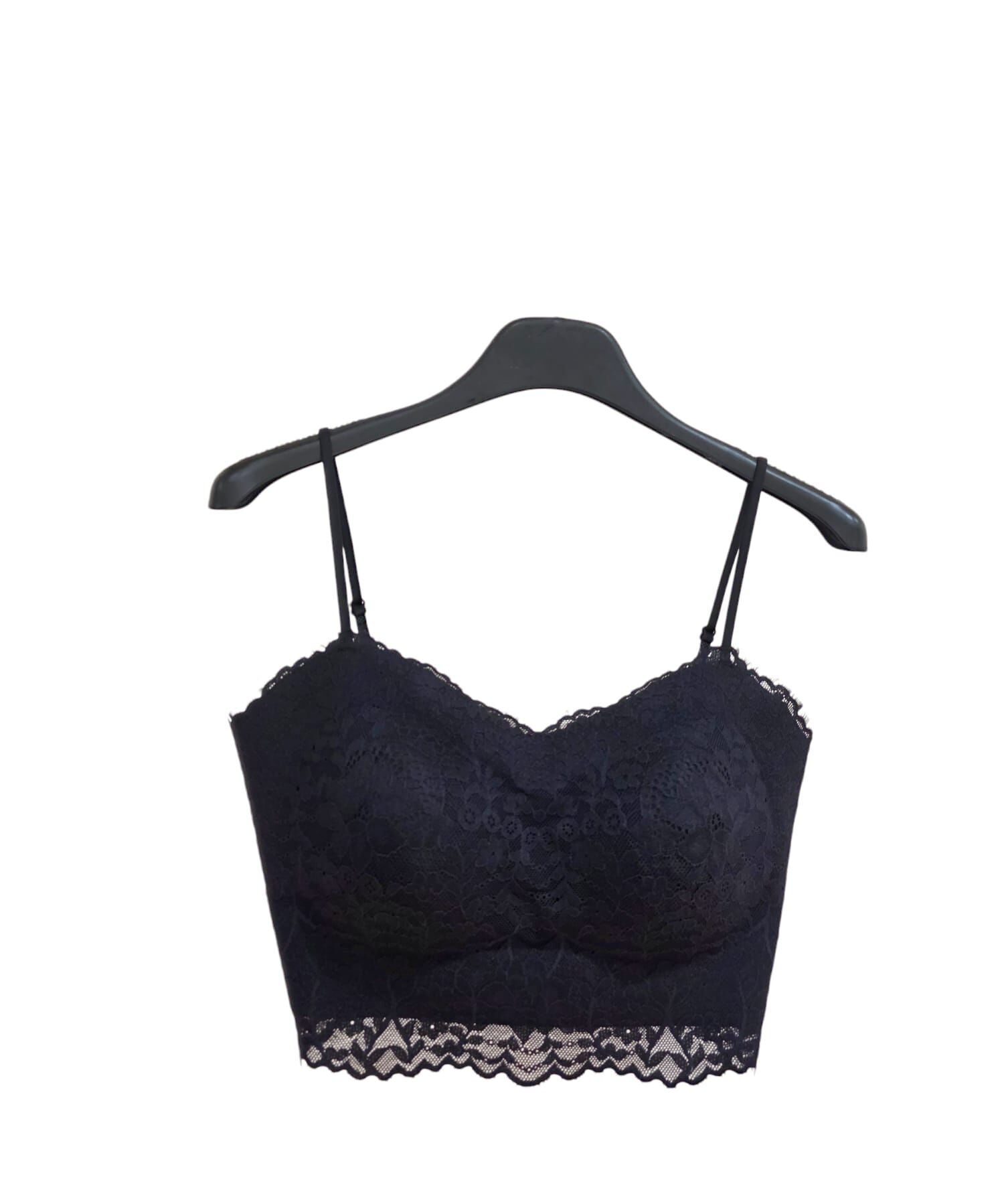 A41 #23966 喱士bra top(帶可調) - 黑色