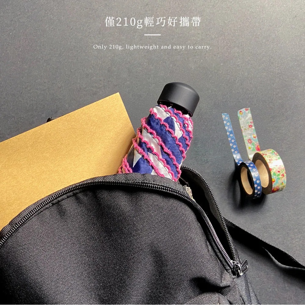 僅210g輕巧好攜帶
