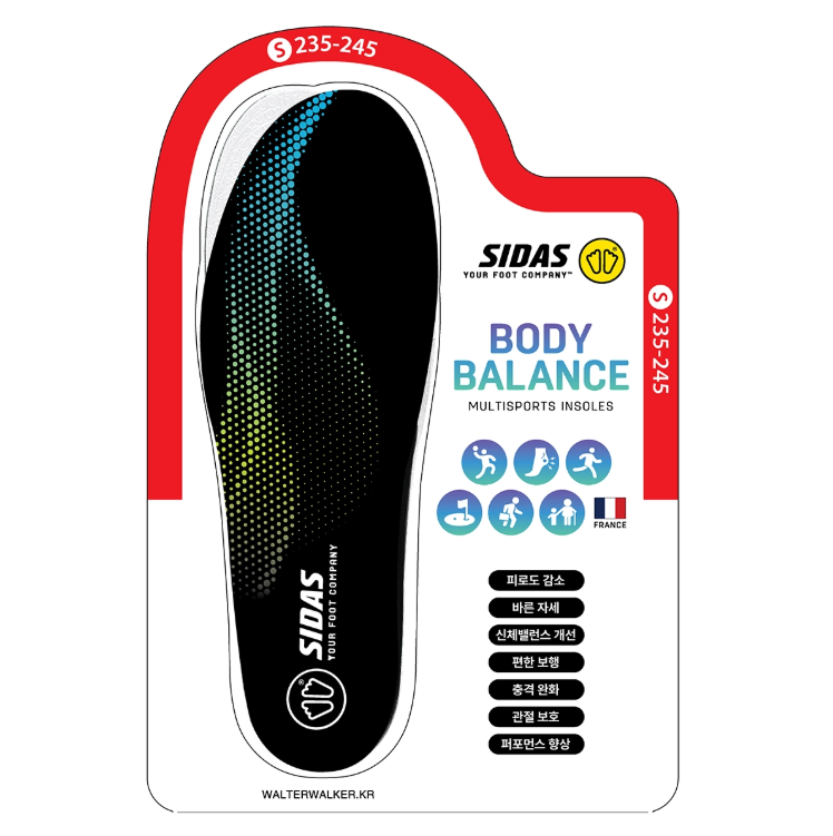 【預購】ZKR093008 Sidas Body Balance 鞋墊