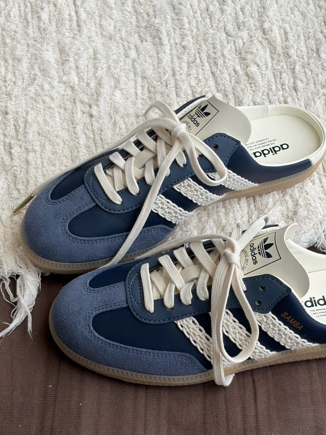【預購】Adidas  SAMBA OG 夜靛藍 半拖 拖鞋 穆勒鞋 女鞋 HP5053