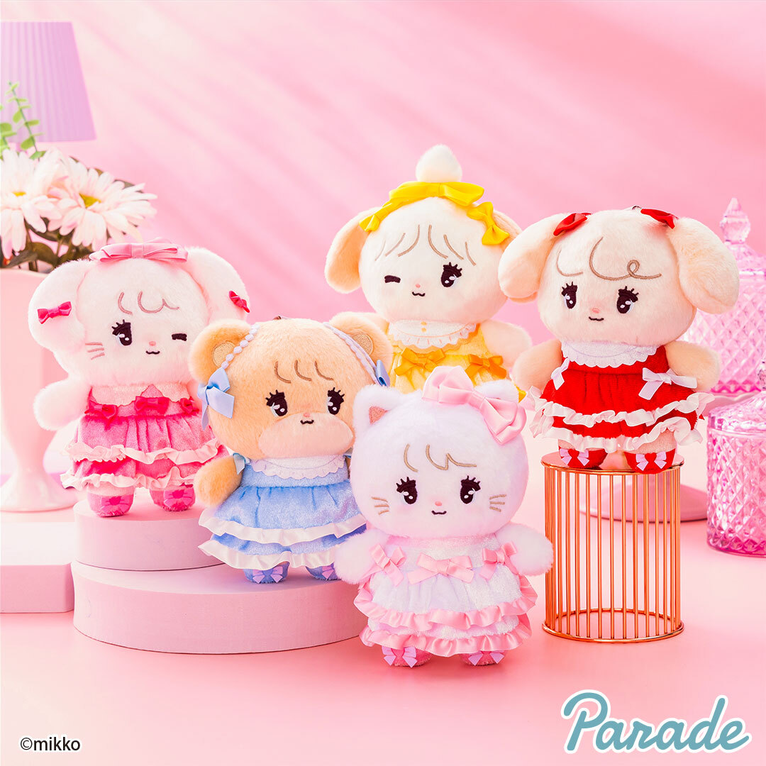 Lil ala mode Mikko Everyone's an idol ♡ H12cm mascot keychain (Parade)