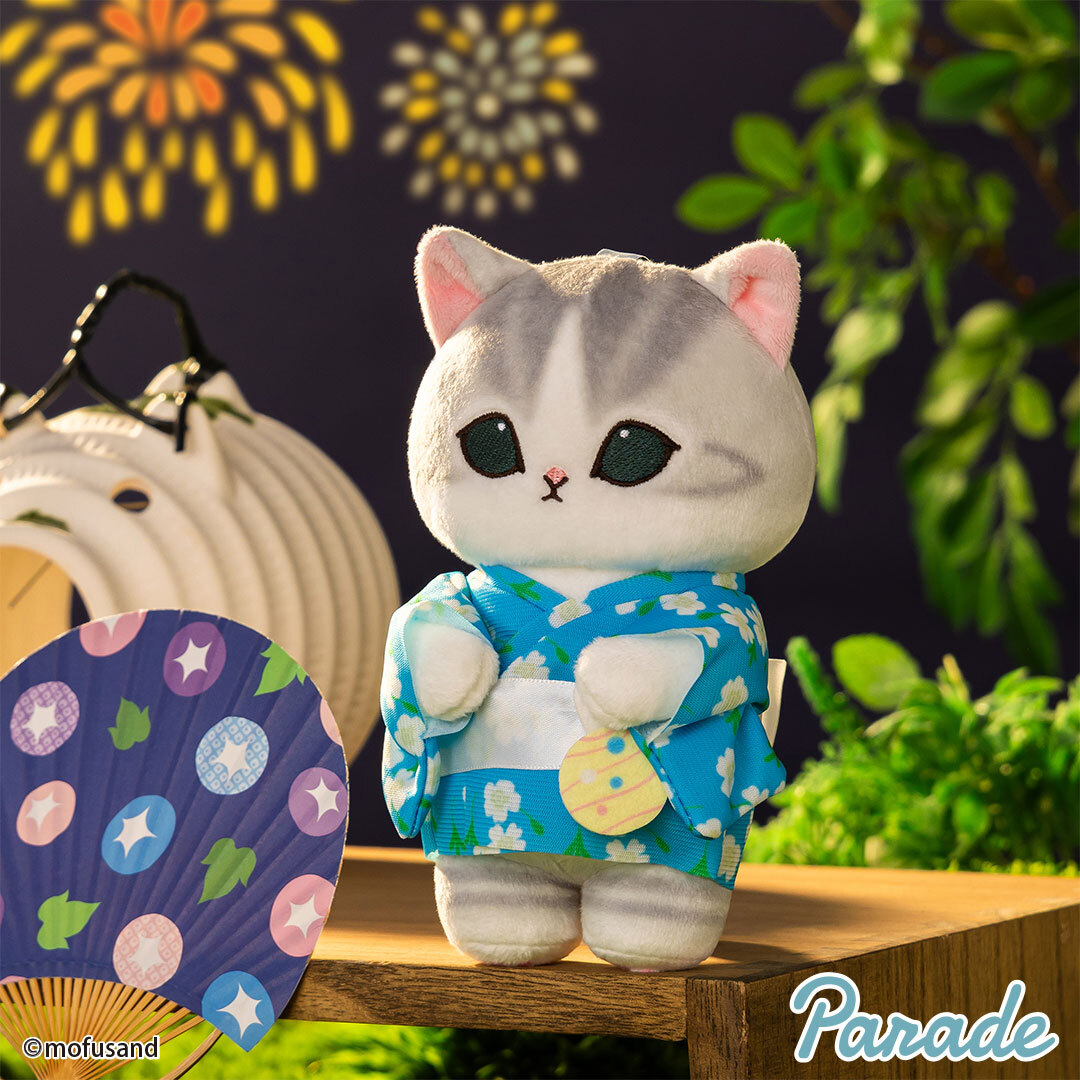 Mofusand Yukata Nyanko H15cm Mascot Keychain