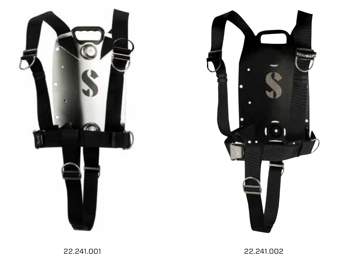 SCUBAPRO S-TEK PURE HARNESS W / BACK PLATE
