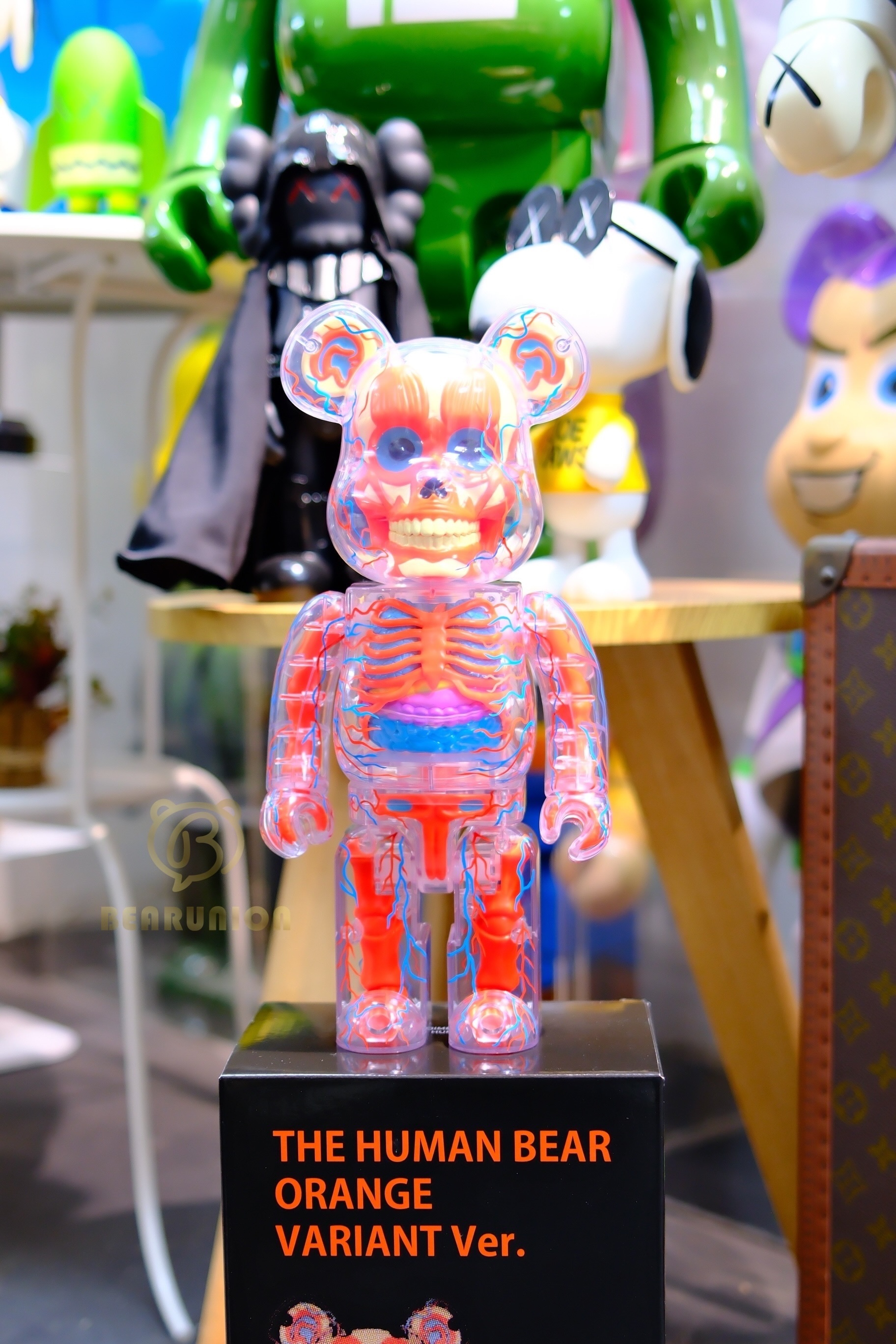 🥇現貨🥇Bearbrick 400% THE HUMAN BEARORANGE VARIANT