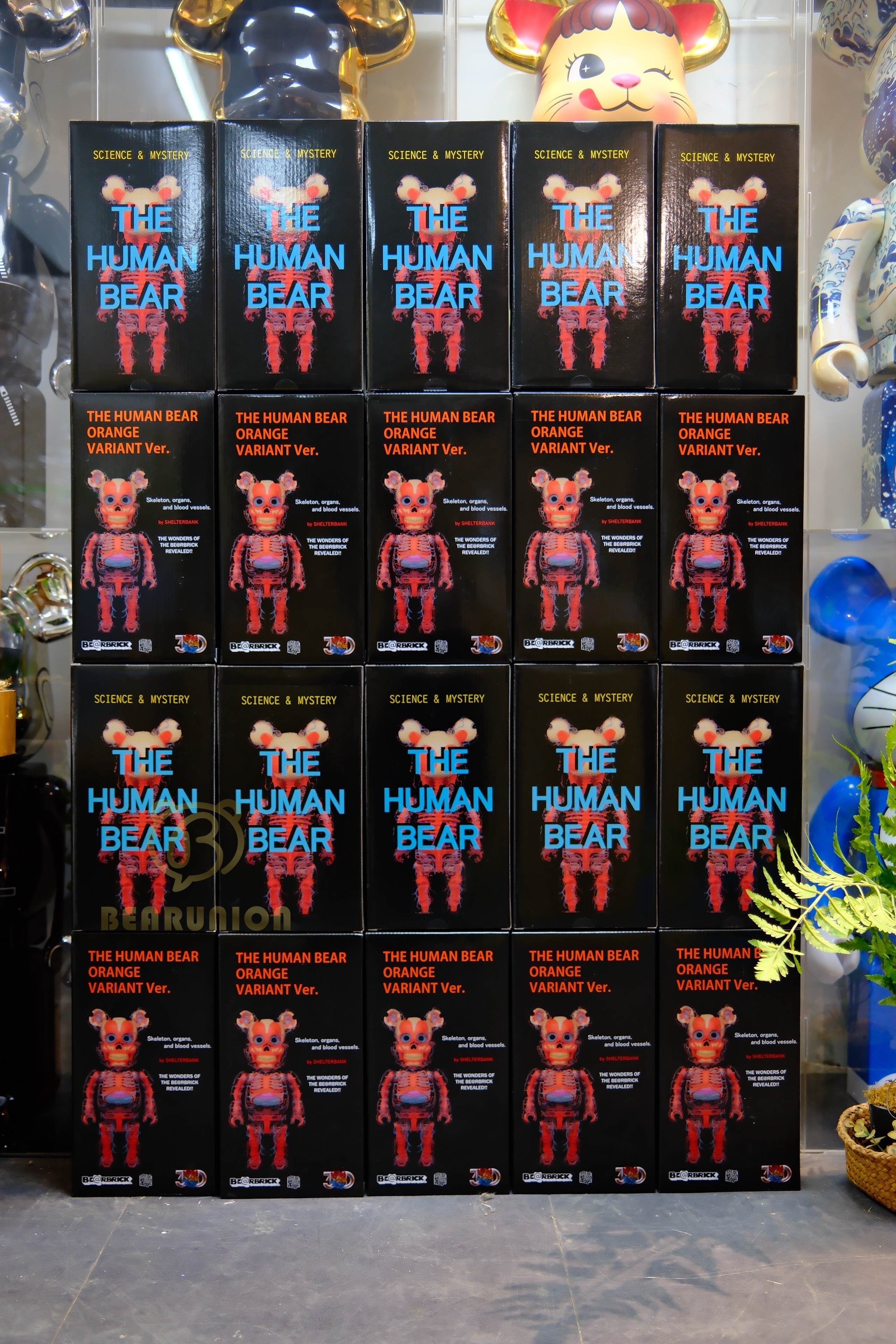 🥇現貨🥇Bearbrick 400% THE HUMAN BEARORANGE VARIANT