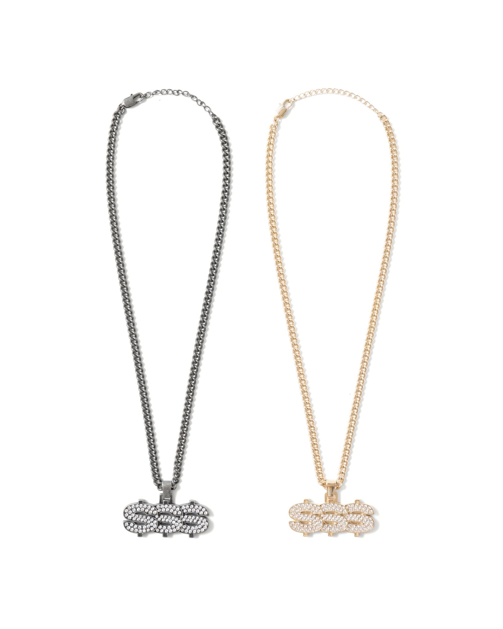 Triple Dollar Sign Necklace