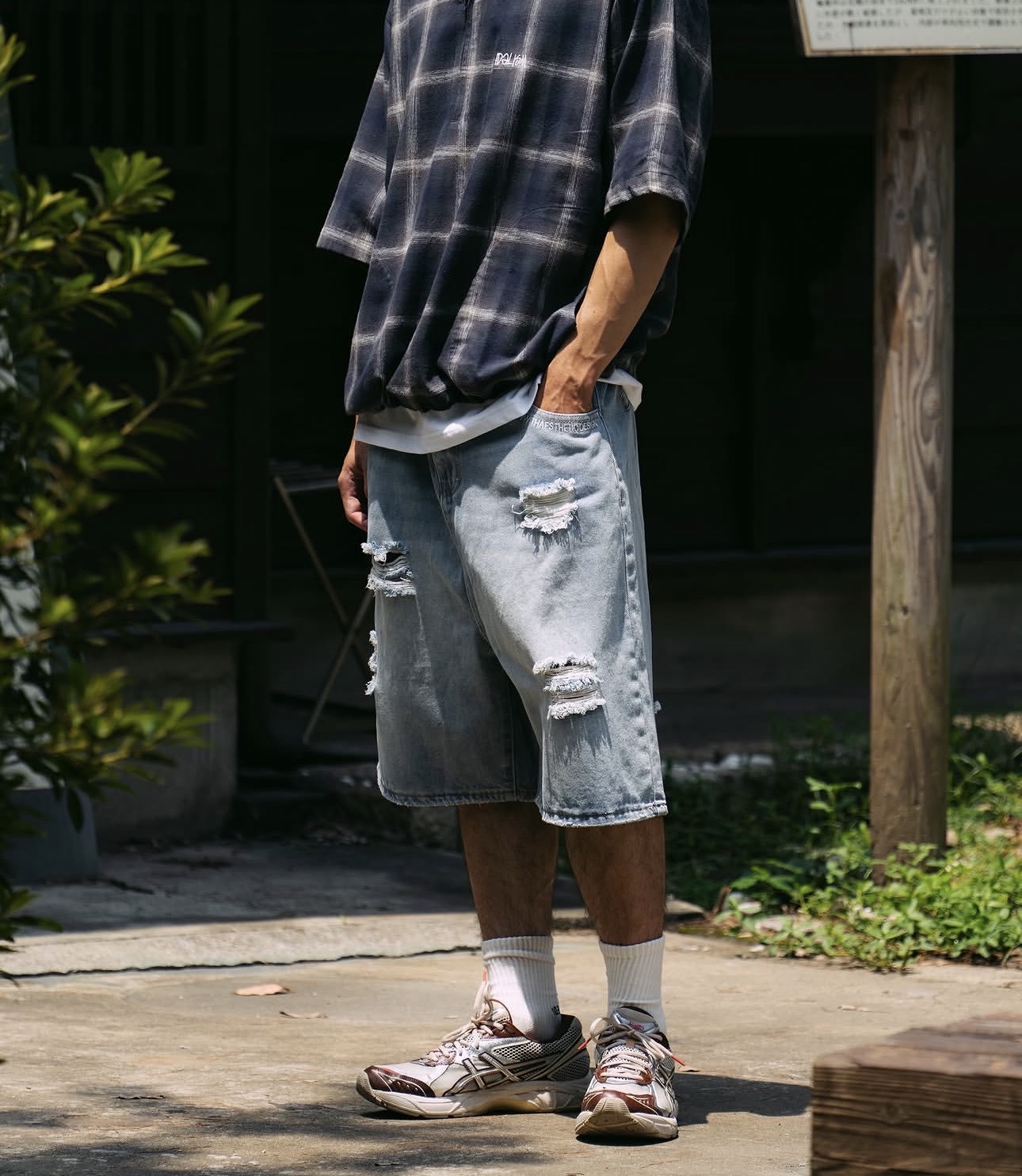 Idealism Ripped Shorts