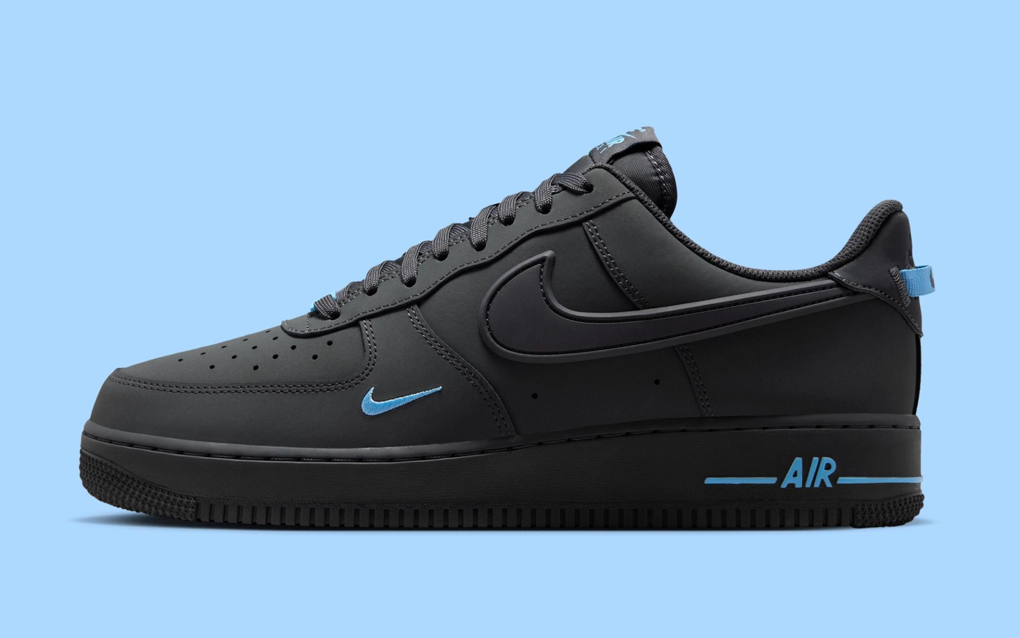 【預訂】NIKE AIR FORCE 1 07 LV8 炭灰黑藍-MEN