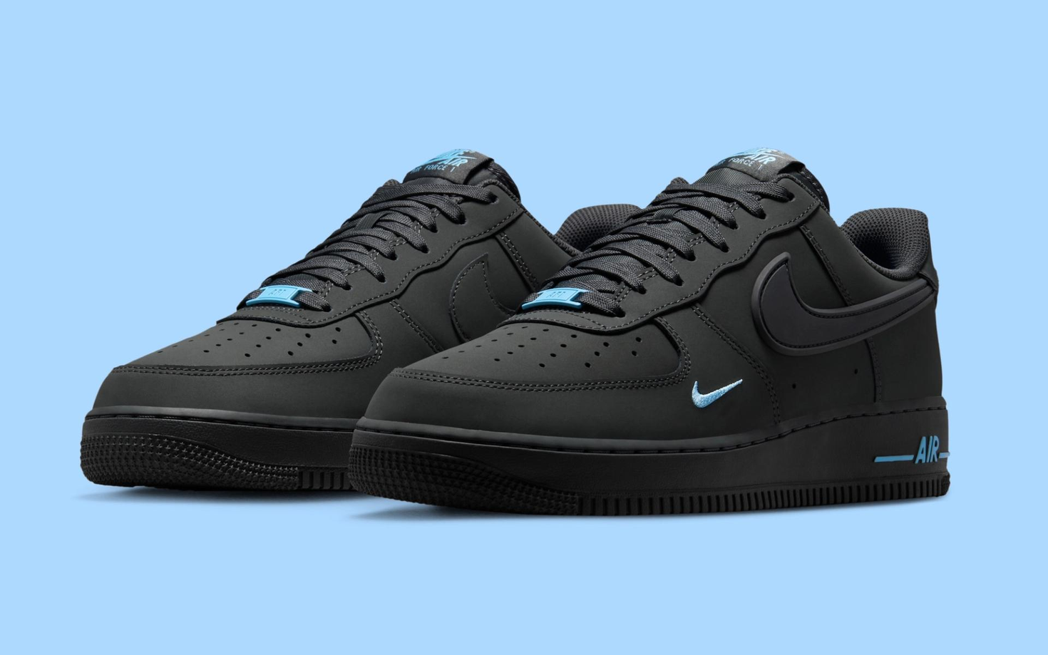 【預訂】NIKE AIR FORCE 1 07 LV8 炭灰黑藍-MEN