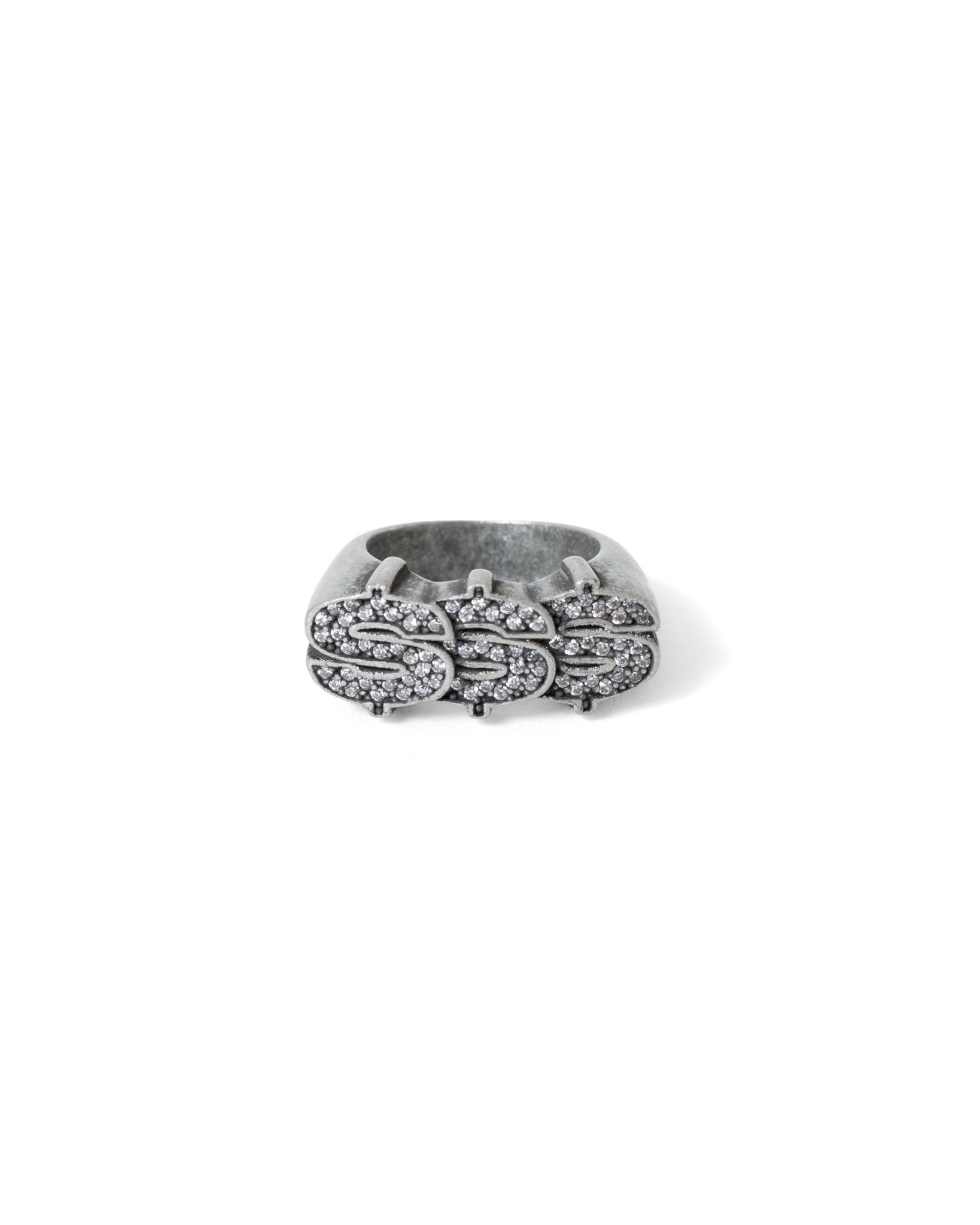 Triple Dollar Sign Ring