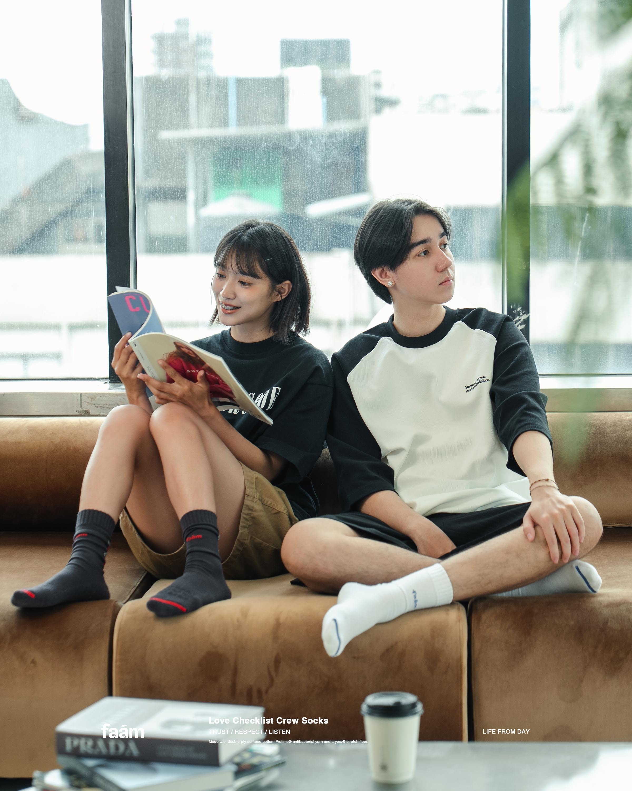 FAAM Love Checklist 針織高筒襪