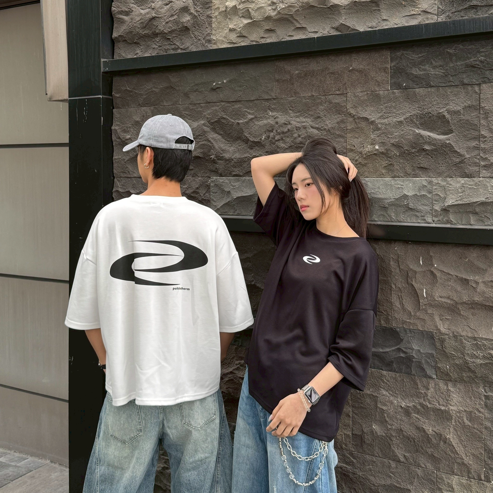 『RB』美式賽車風迴旋寬短T
