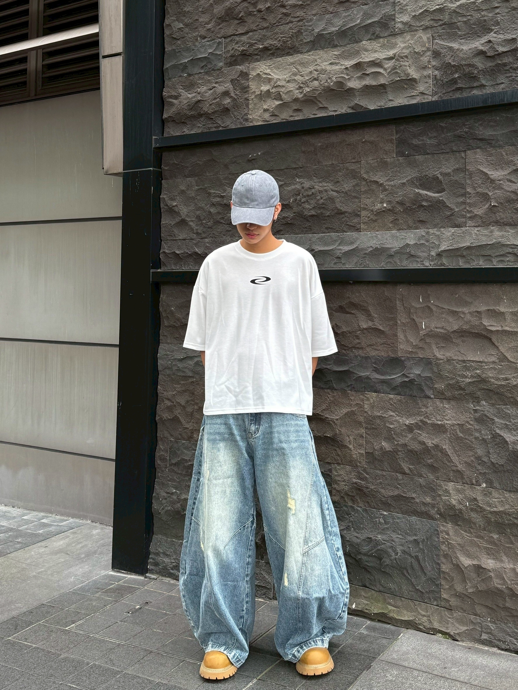 『RB』美式賽車風迴旋寬短T