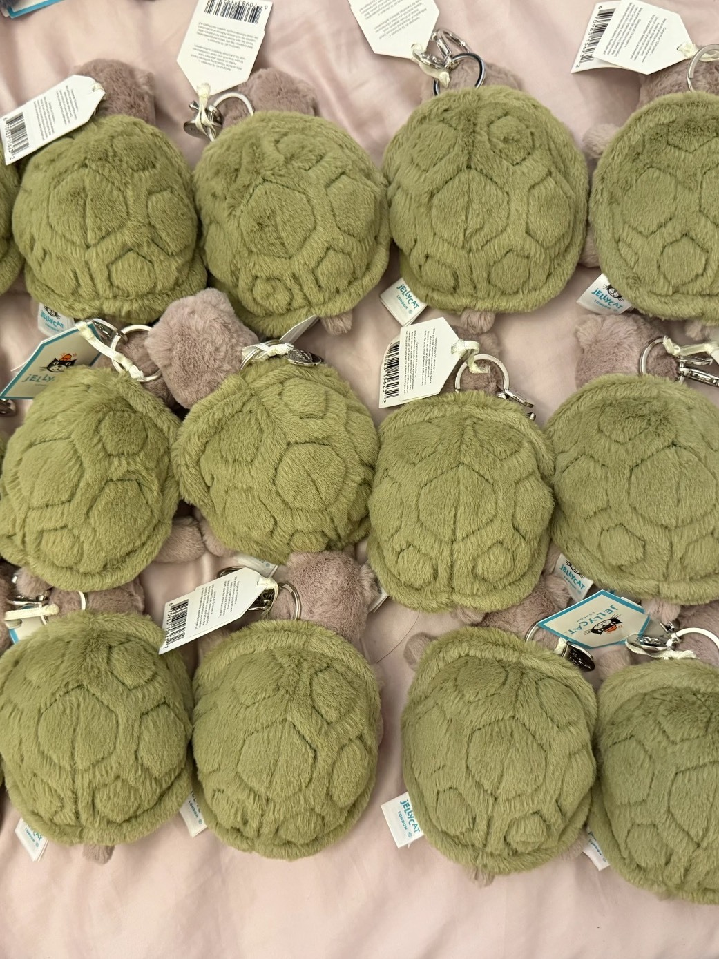JELLYCAT TIMMY TURTLE BAG 毛絨 烏龜 吊飾