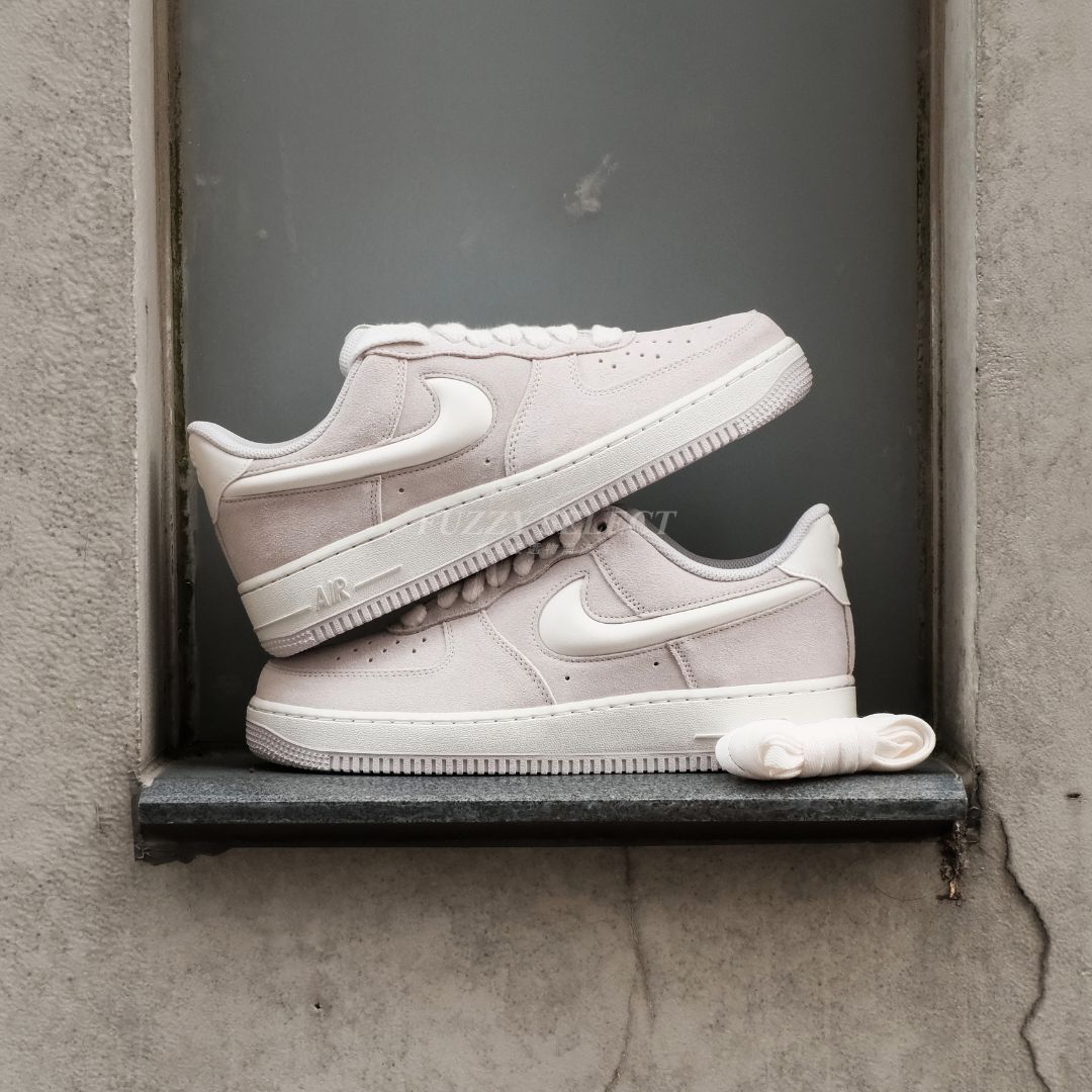 【逢甲 FUZZY】Nike Air Force 1 "Vast Grey Sail" 立體勾 麂皮 IU7592-078