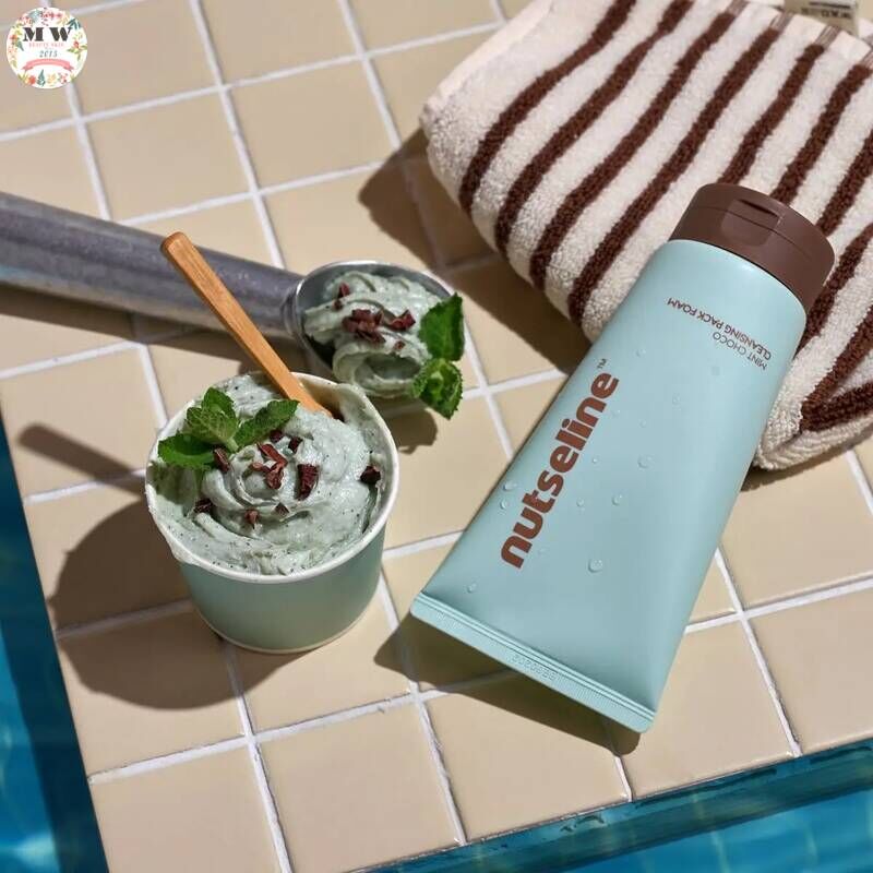 🍦🍫NUTSELINE 薄荷朱古力泥膜洗面乳｜韓國純素潔面天花板