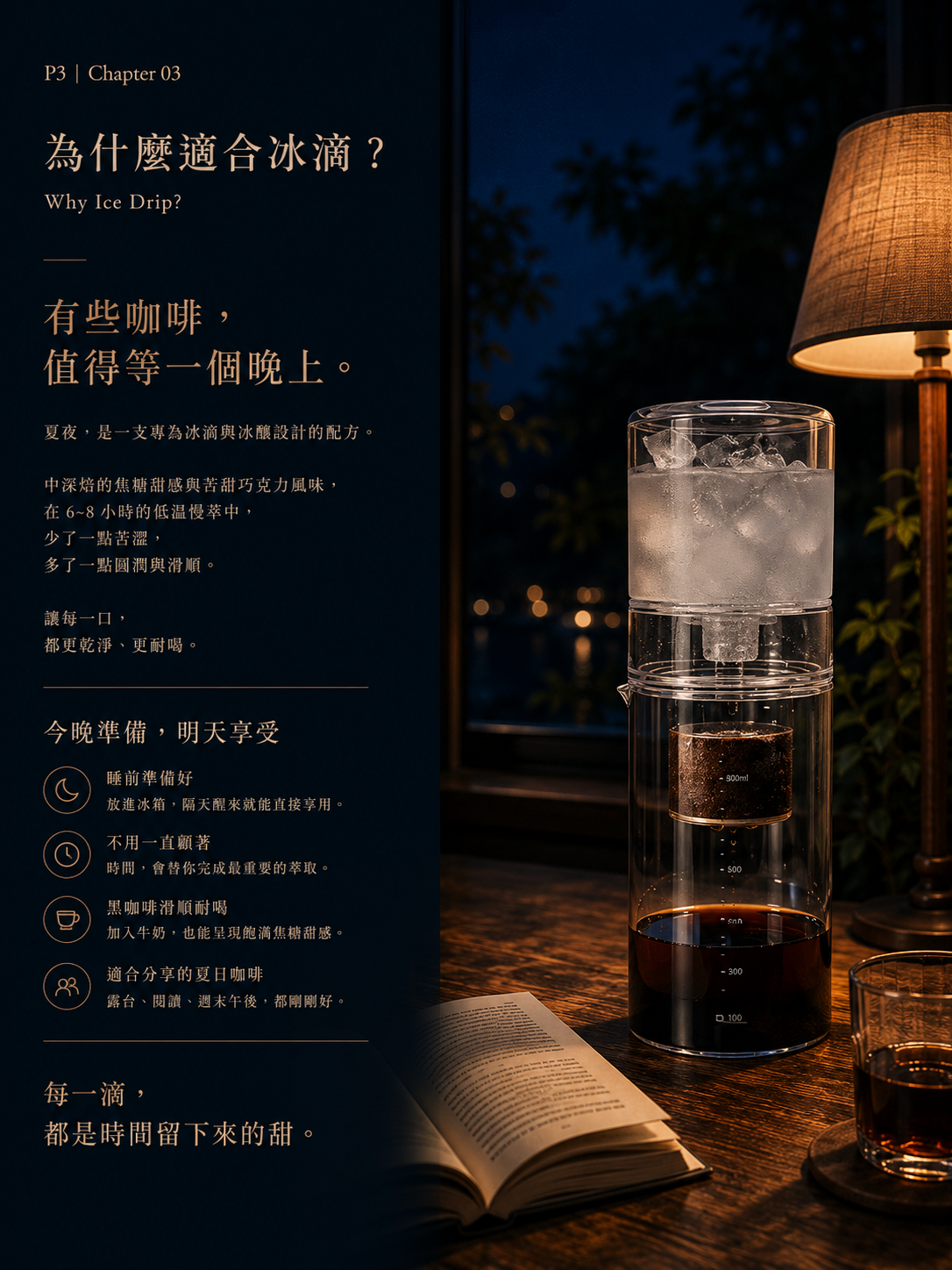 夏夜｜冰滴・冰釀特製配方豆｜453g