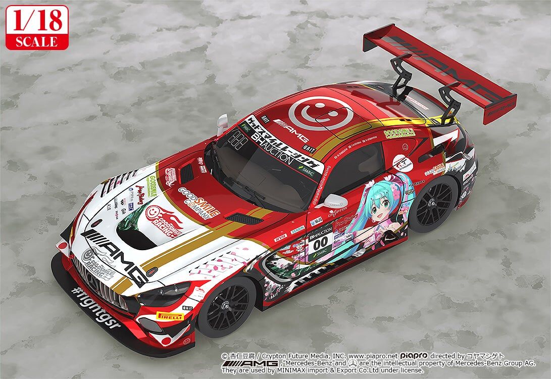 初音未來GT計畫 1/18 Mercedes-AMG Team Good Smile 2019 SUZUKA 10HOURS Ver.