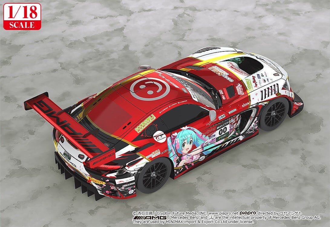 初音未來GT計畫 1/18 Mercedes-AMG Team Good Smile 2019 SUZUKA 10HOURS Ver.