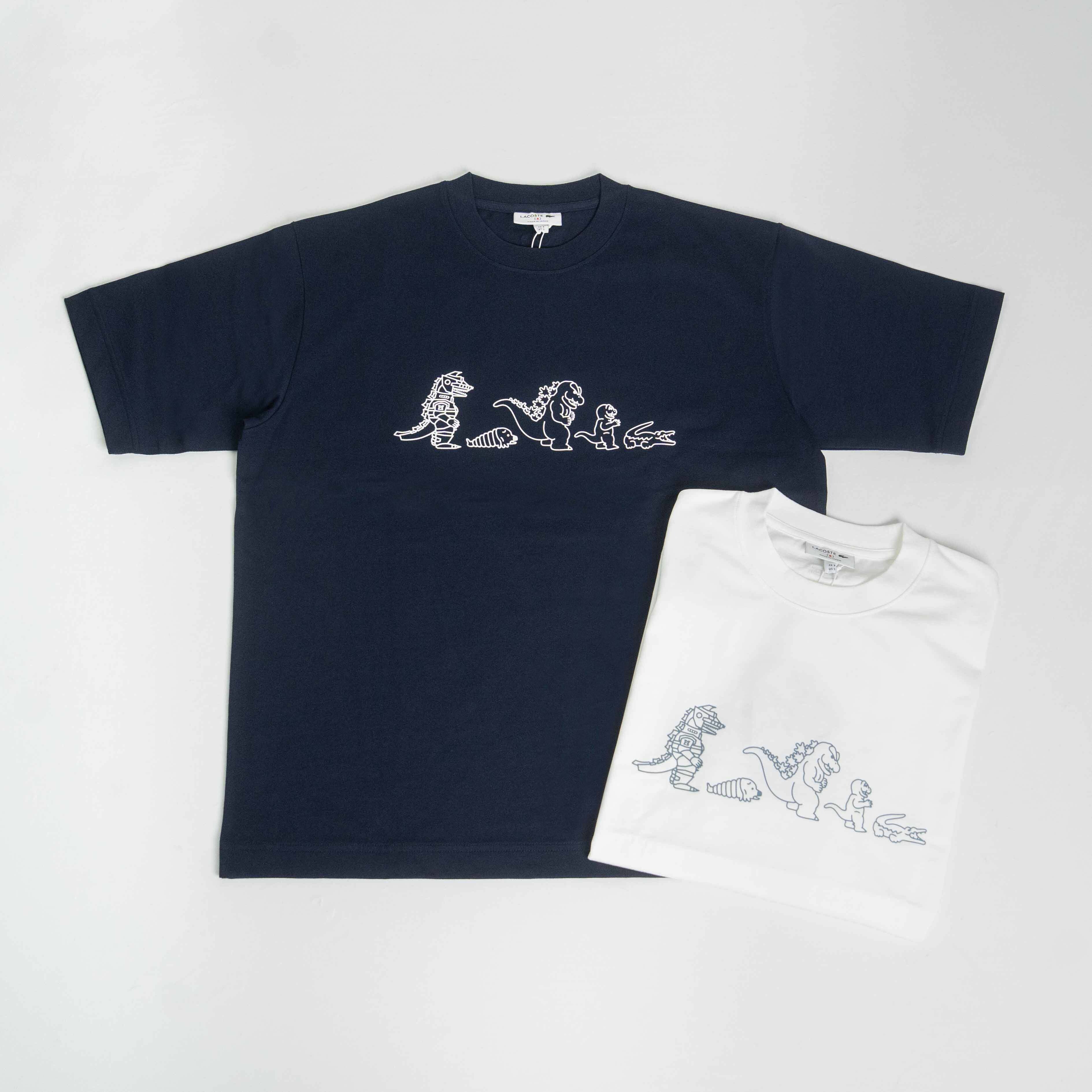 2026SS 日版 Lacoste x Godzilla 聯名 團隊 哥吉拉 鱷魚 排隊 短T 現貨 TH06GZJ-99 / TH03GZJ-99