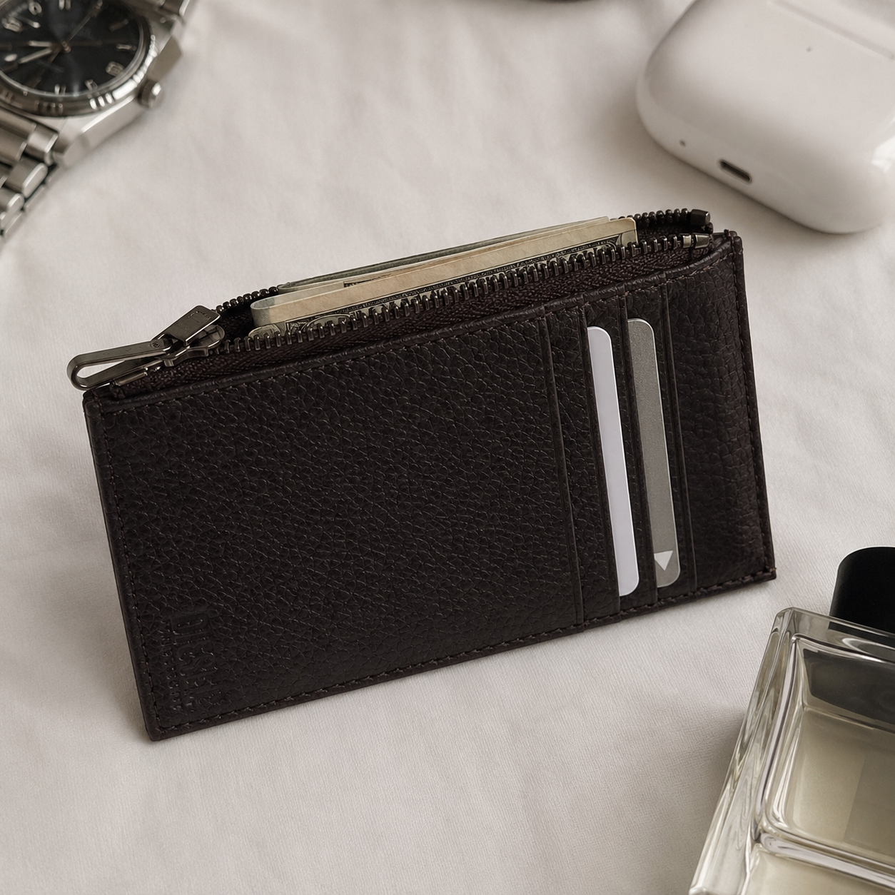 <限時特價>DIESEL Hissu Evo Iii Card Holder 零錢包 全黑 卡套