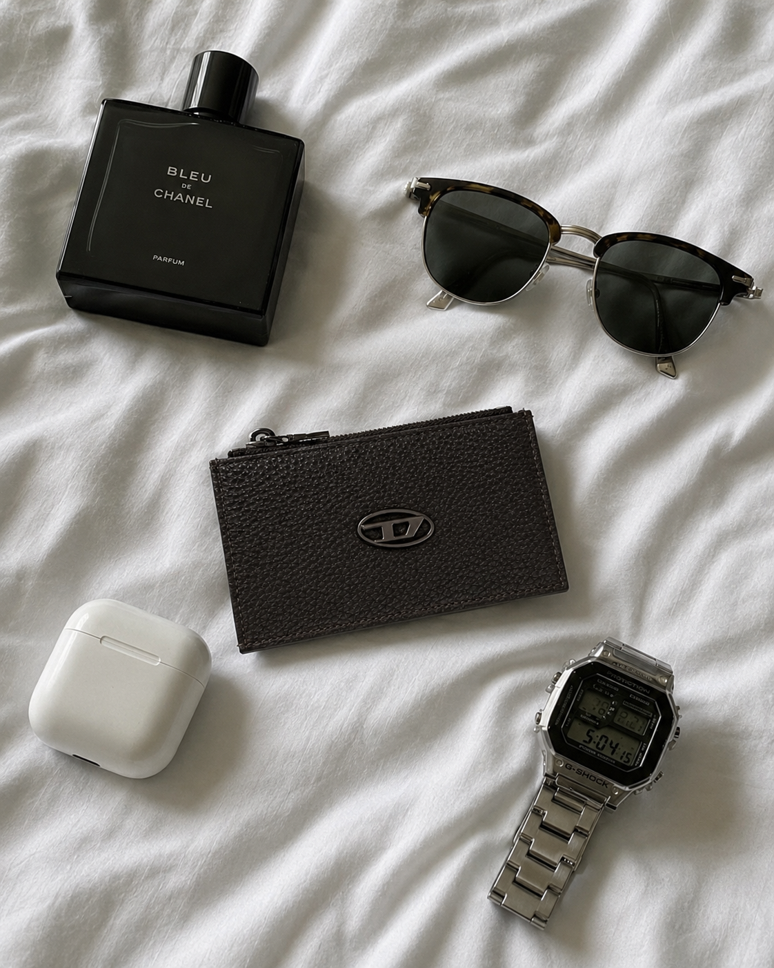 <限時特價>DIESEL Hissu Evo Iii Card Holder 零錢包 全黑 卡套