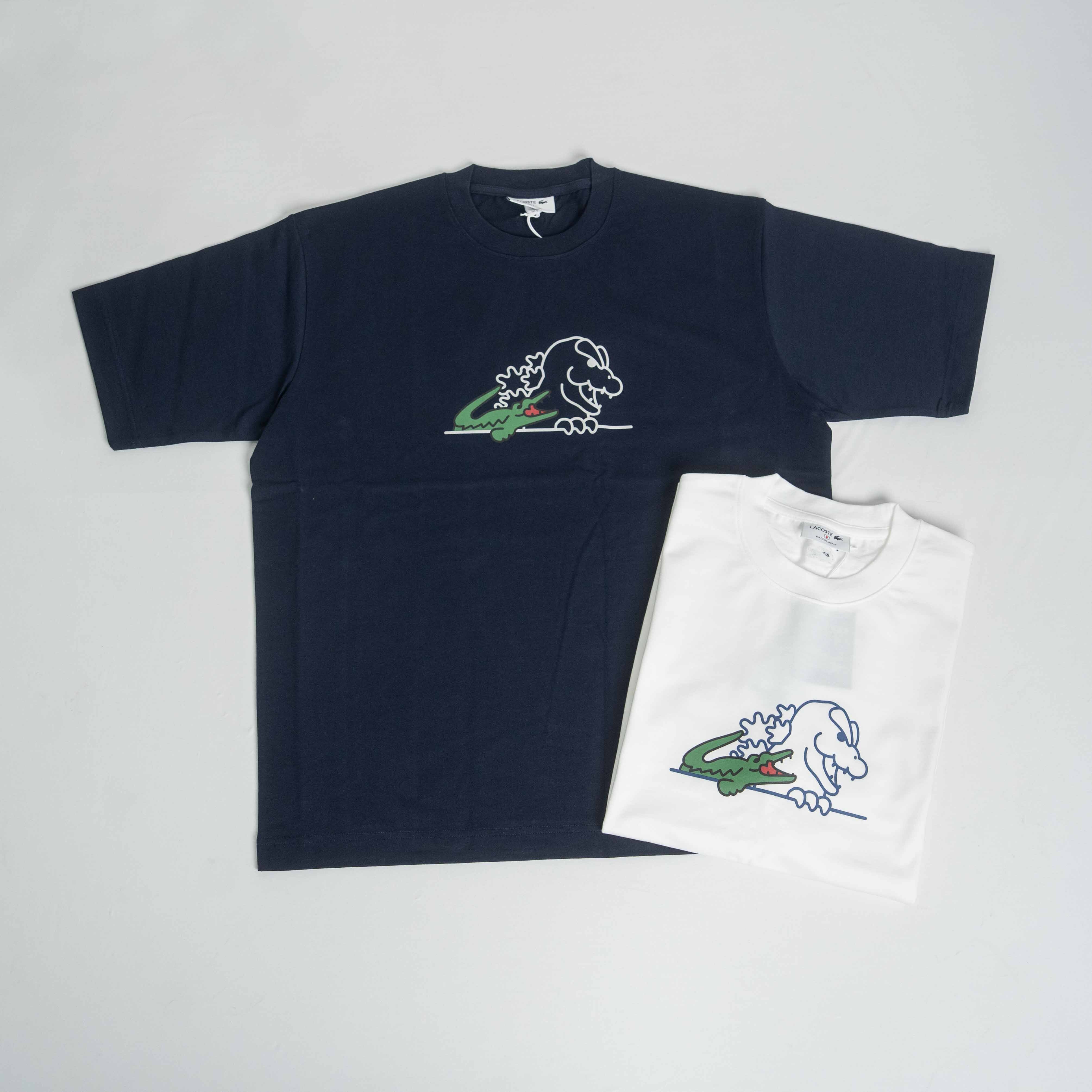 2026SS 日版 Lacoste x Godzilla 聯名 哥吉拉 鱷魚 短T 現貨 TH01GZJ-99