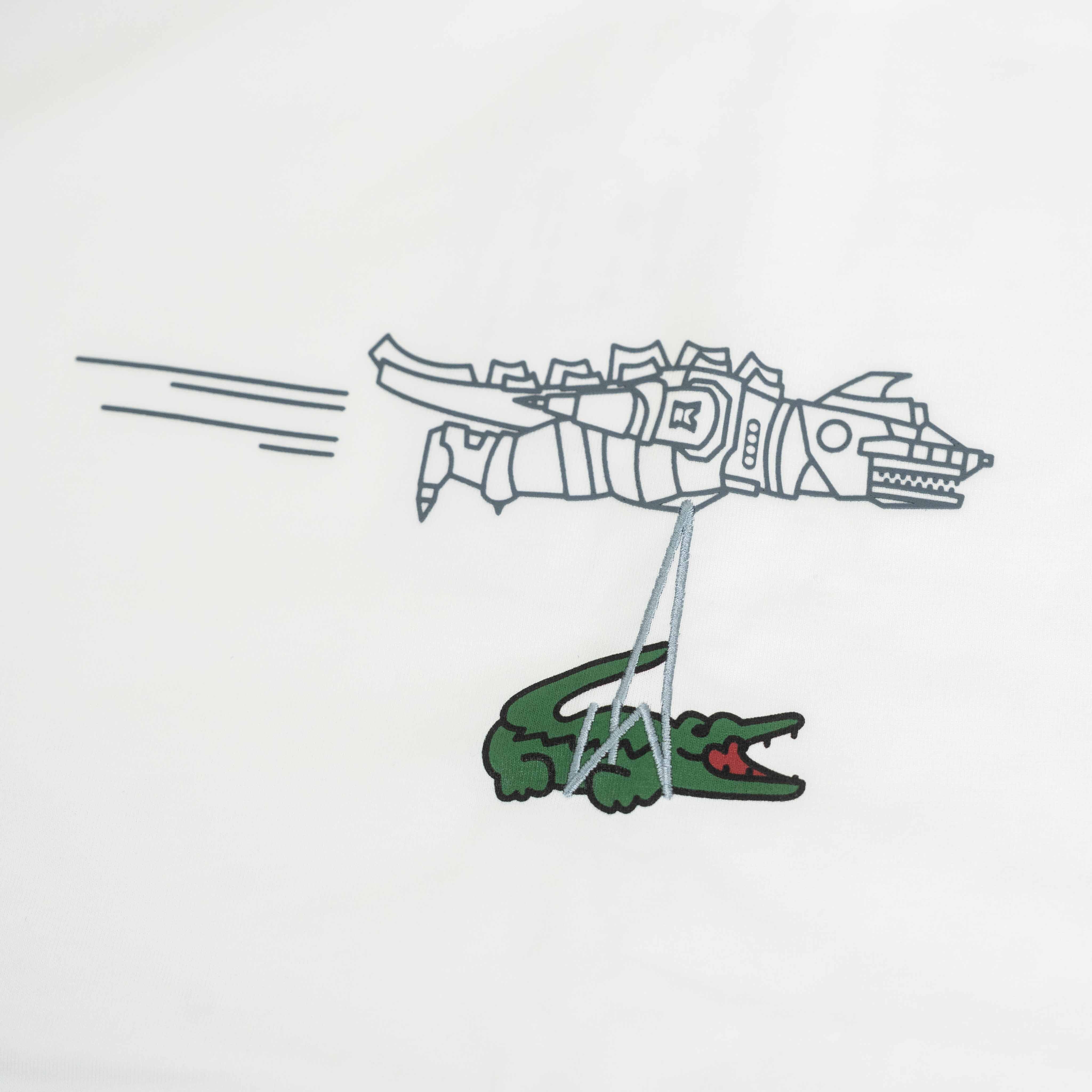 2026SS 日版 Lacoste x Godzilla 聯名 機械 哥吉拉 吊鱷魚 短T 現貨 TH02GZJ-99