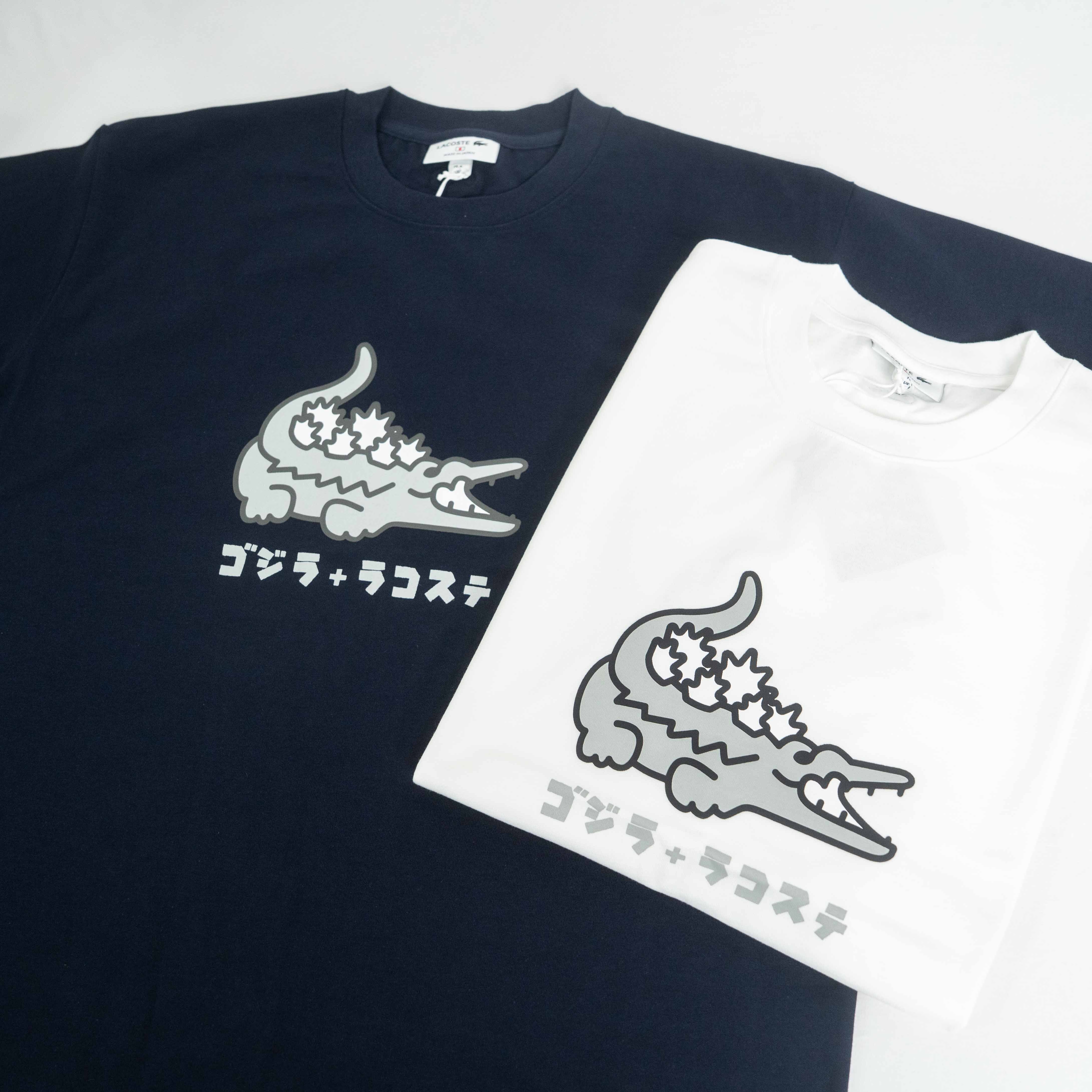 2026SS 日版 Lacoste x Godzilla 聯名 結合 背刺 哥吉拉 鱷魚 短T 現貨 TH04GZJ-99